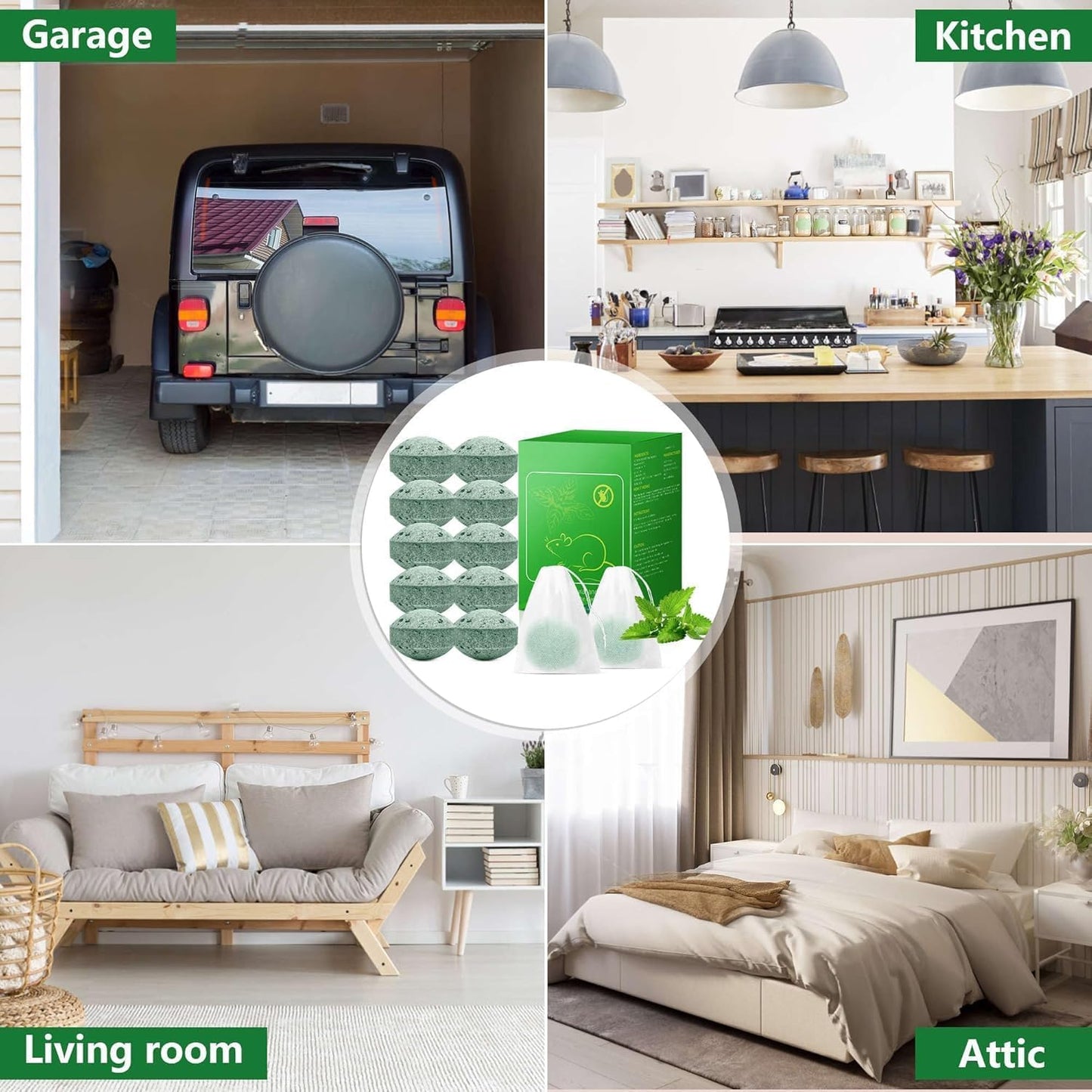 🧿🐭 Rat & Insect Repellent Balls – Keep Rats & Bugs Away 🪳❌