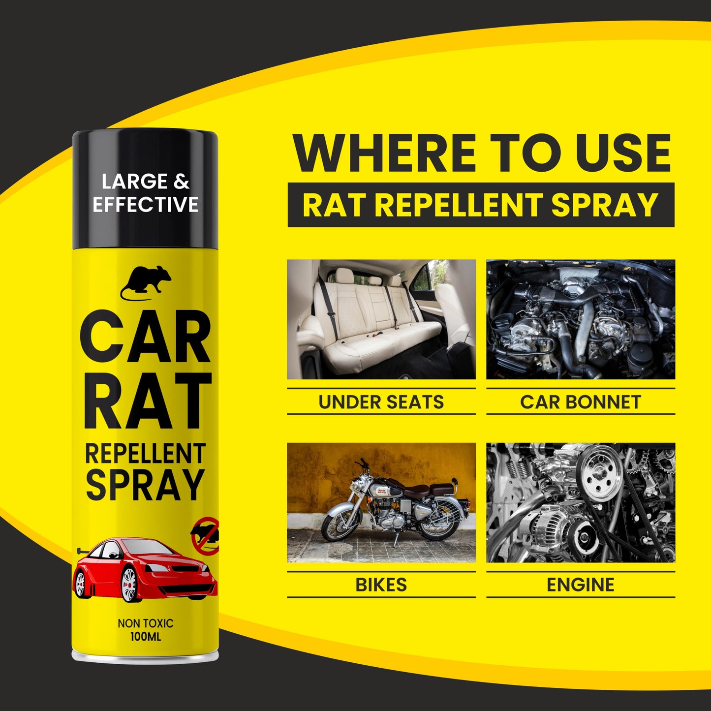 Rat Repellent Spray – Safe, Effective and Eco-friendly.